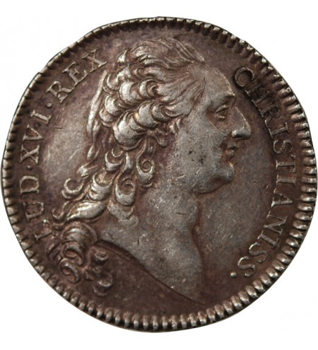 NOTAIRES DE NANTES, LOUIS XVI - JETON ARGENT