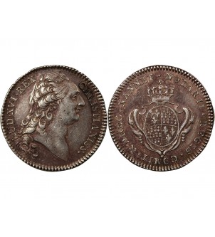 NOTAIRES DE NANTES, LOUIS XVI - JETON ARGENT 2