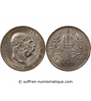 AUTRICHE, FRANÇOIS-JOSEPH Ier - 1 CORONA ARGENT 1915