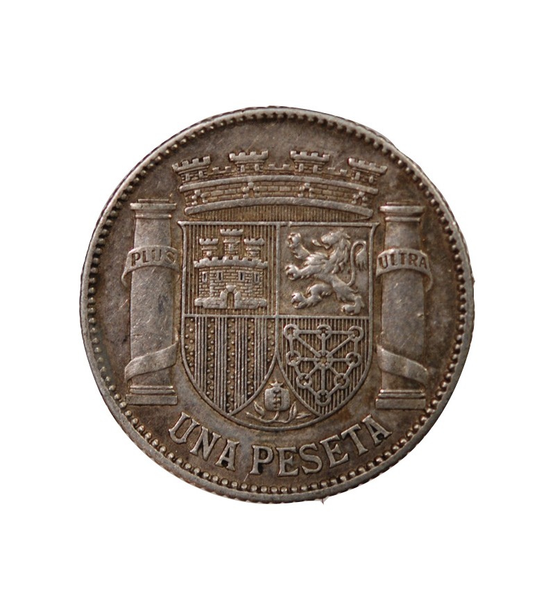 ESPAGNE, REPUBLIQUE - 1 PESETA ARGENT 1933