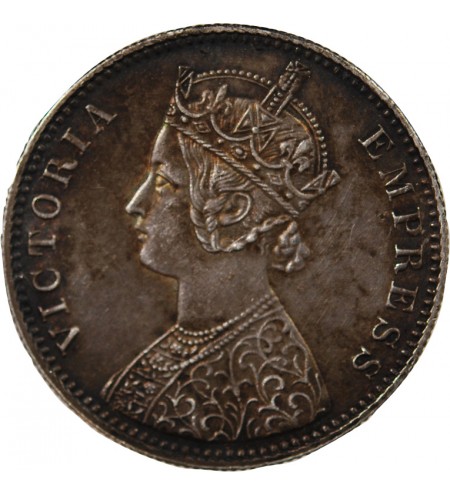 IINDE, VICTORIA - 1 RUPEE ARGENT 1901 C CALCUTTA