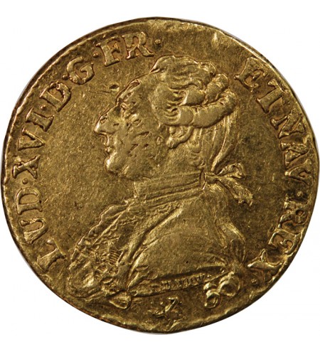 LOUIS XVI - LOUIS D'OR AUX PALMES 1774 A PARIS R4