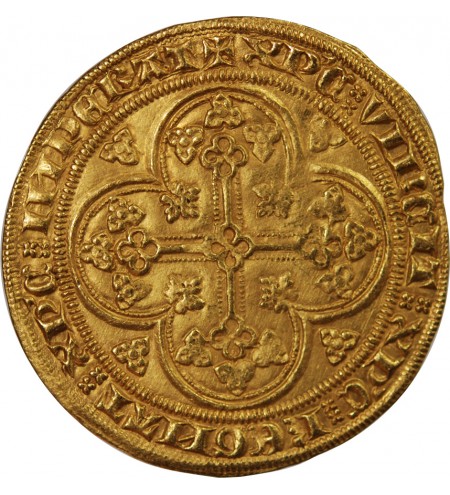 PHILIPPE VI DE VALOIS - ECU D'OR A LA CHAISE 1328 / 1350 ﻿
