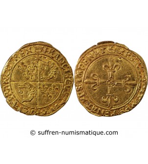 FRANCOIS Ier - ECU D'OR AU SOLEIL DU DAUPHINE 1519
