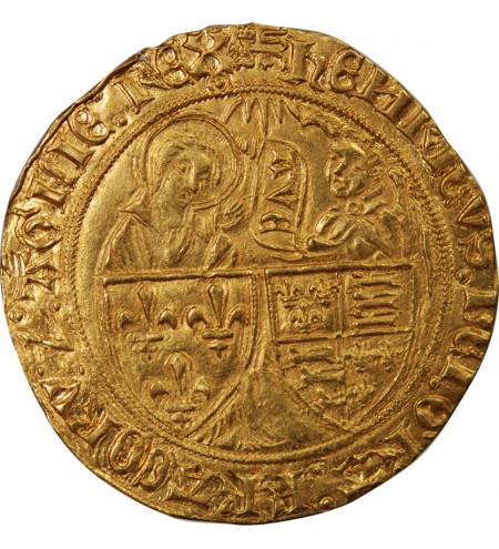 HENRI VI DE LANCASTRE - SALUT D'OR 1423 ROUEN