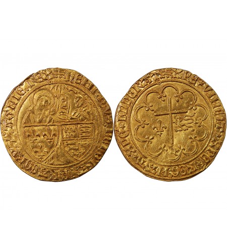 HENRI VI DE LANCASTRE - SALUT D'OR 1423 ROUEN