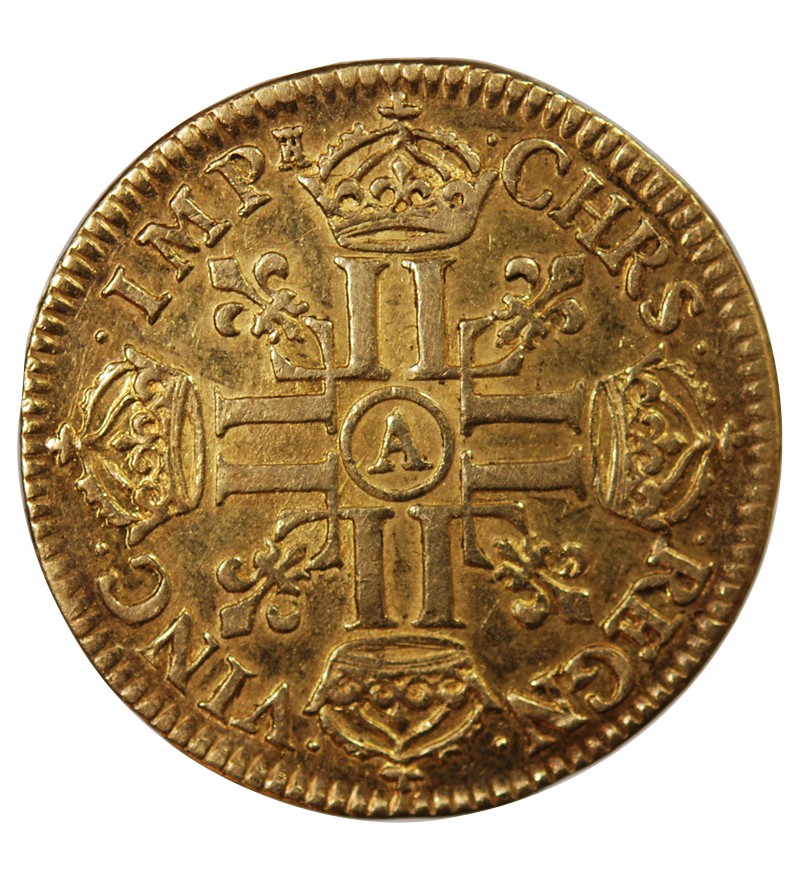 LOUIS XIV﻿ - LOUIS D'OR AU BUSTE JUVENILE 1659 A PARIS