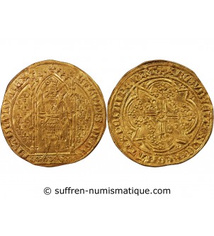 CHARLES V﻿ - FRANC A PIED OR 1365