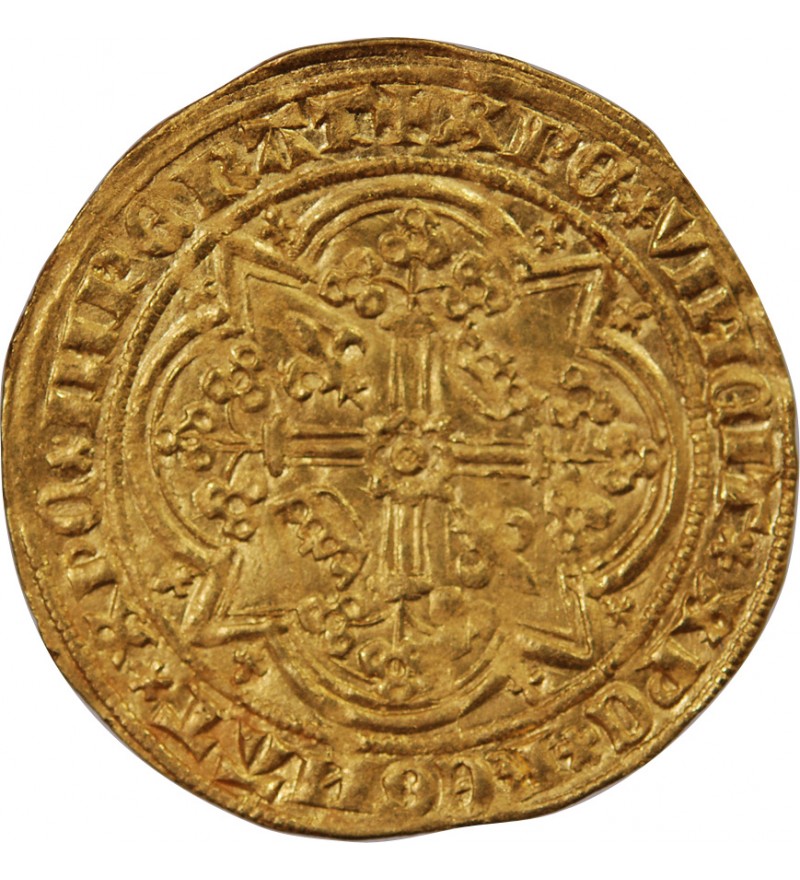 CHARLES V﻿ - FRANC A PIED OR 1365