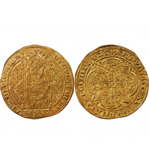 CHARLES V﻿ - FRANC A PIED OR 1365 2