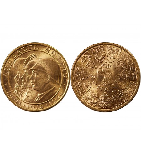 ROUMANIE, MICHEL II - 20 LEI OR 1944 BUCAREST