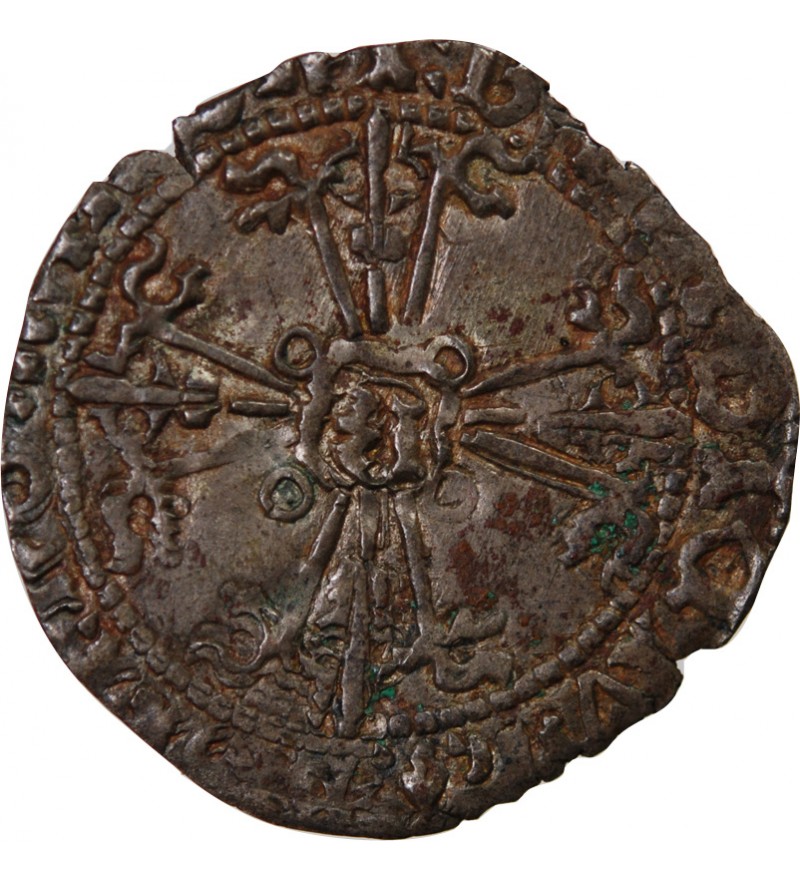 DUCHÉ DE BRETAGNE, FRANCOIS II - GROS A L'ÉCU 1458 / 1488 RENNES