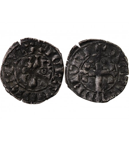 DUCHÉ DE BRETAGNE, JEAN III LE BON - DOUBLE DENIER 1312 / 1341