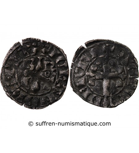 DUCHÉ DE BRETAGNE, JEAN III LE BON - DOUBLE DENIER 1312 / 1341