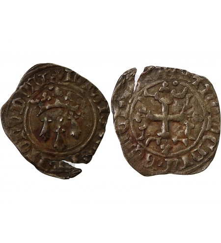 DUCHÉ DE BRETAGNE, JEAN V - FLORETTE 1399 / 1442 NANTES