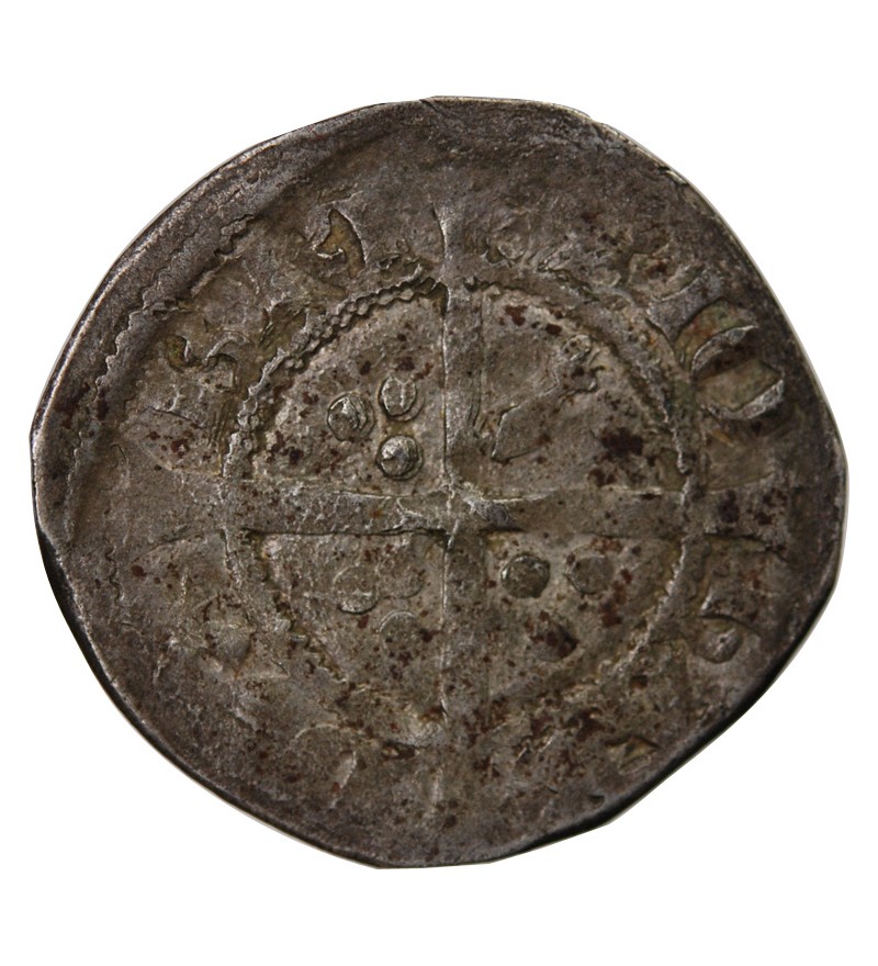 DUCHÉ DE BRETAGNE, JEAN IV - 1/2 GROS 1345 / 1399