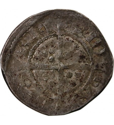 DUCHÉ DE BRETAGNE, JEAN IV - 1/2 GROS 1345 / 1399