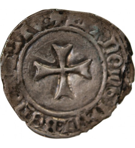 DUCHÉ DE BRETAGNE, JEAN V - BLANC A LA TARGE 1399 / 1442 NANTES