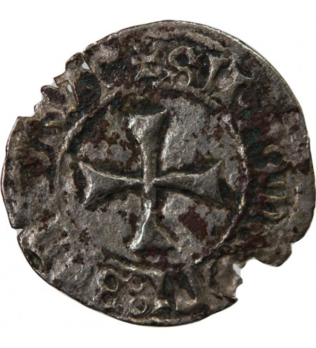 DUCHÉ DE BRETAGNE, FRANCOIS I et II - BLANC A LA TARGE 1442 / 1488 RENNES