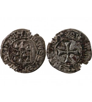 DUCHÉ DE BRETAGNE, FRANCOIS I et II - BLANC A LA TARGE 1442 / 1488 RENNES 2