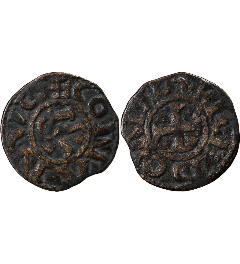 DUCHÉ DE BRETAGNE, CONAN III - DENIER 1112 / 1148 RENNES