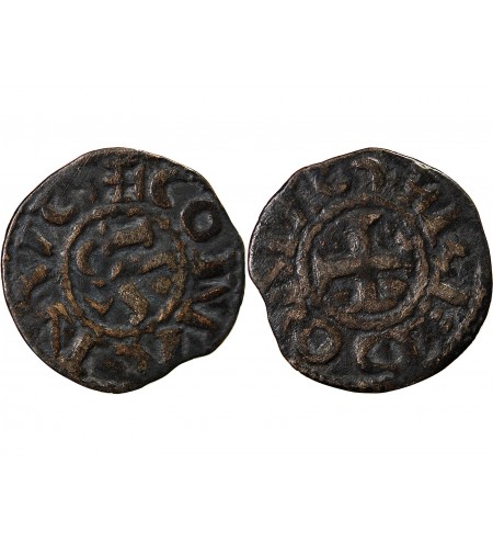 DUCHÉ DE BRETAGNE, CONAN III - DENIER 1112 / 1148 RENNES