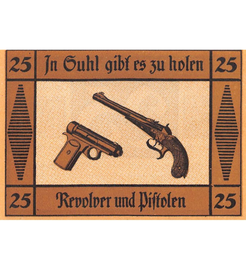 ALLEMAGNE, SUCHSDORF - 25 PFENNIG 1921