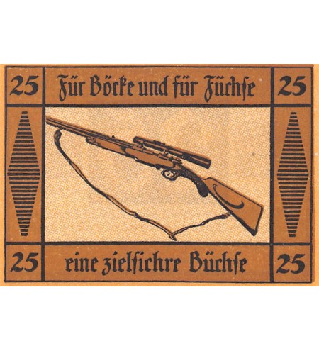 ALLEMAGNE, SUCHSDORF - 25 PFENNIG 1921