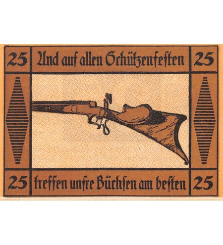 ALLEMAGNE, SUCHSDORF - 25 PFENNIG 1921