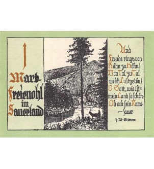 ALLEMAGNE, FREIENOHL - 1 MARK 2