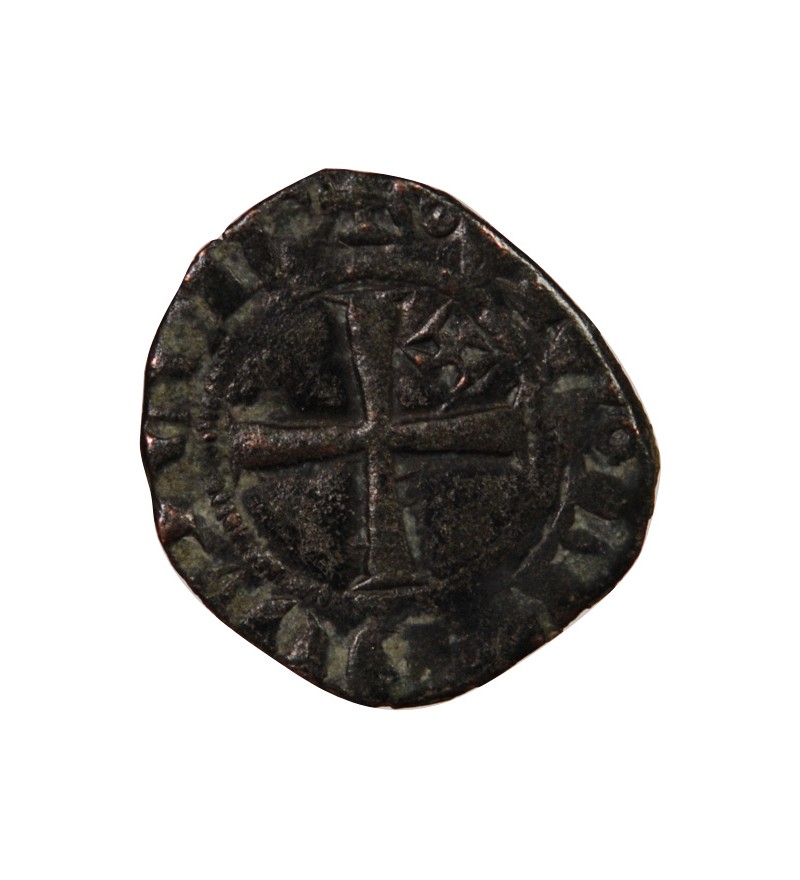 VICOMTÉ DE LIMOGES, JEAN III DE BRETAGNE - DENIER 1301 / 1339