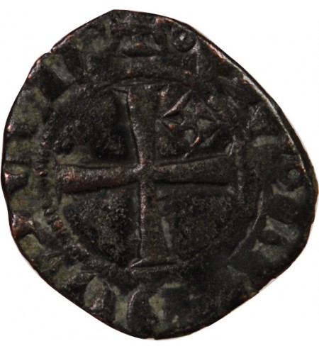 VICOMTÉ DE LIMOGES, JEAN III DE BRETAGNE - DENIER 1301 / 1339