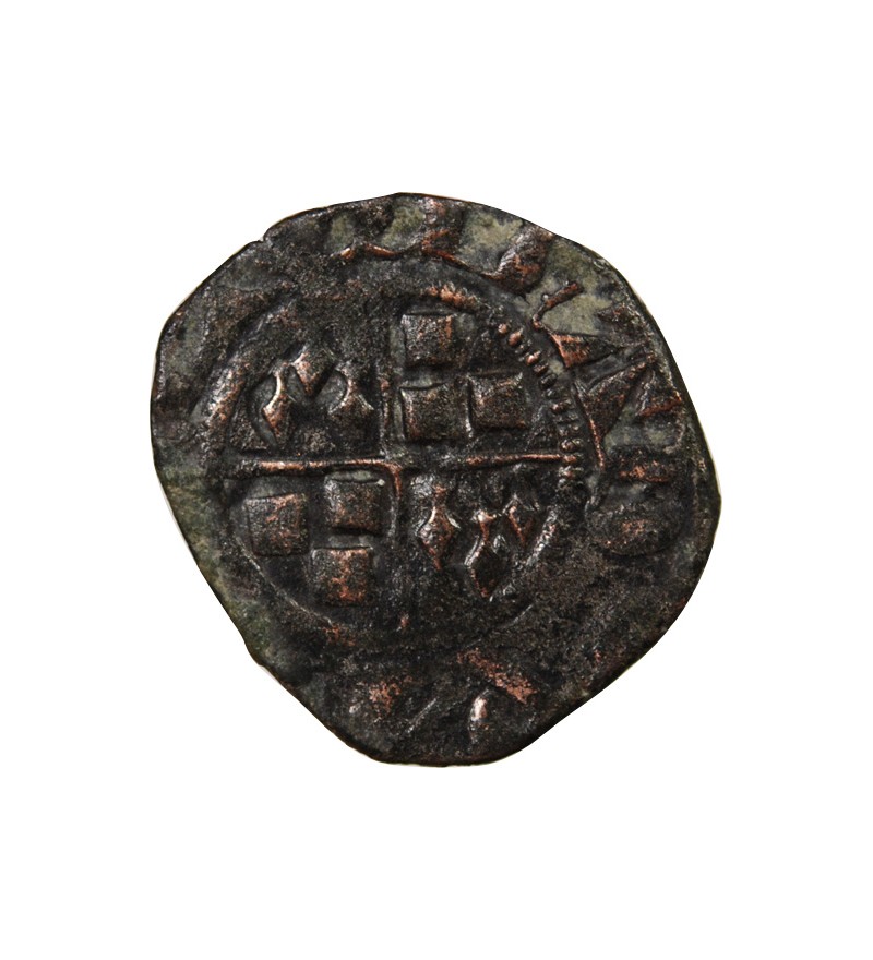 VICOMTÉ DE LIMOGES, JEAN III DE BRETAGNE - DENIER 1301 / 1339