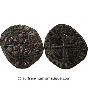 VICOMTÉ DE LIMOGES, JEAN III DE BRETAGNE - DENIER 1301 / 1339