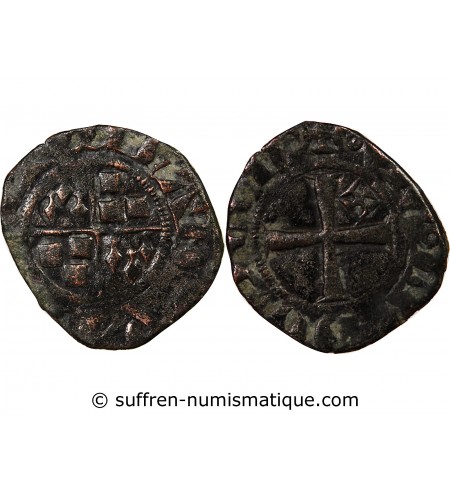 VICOMTÉ DE LIMOGES, JEAN III DE BRETAGNE - DENIER 1301 / 1339