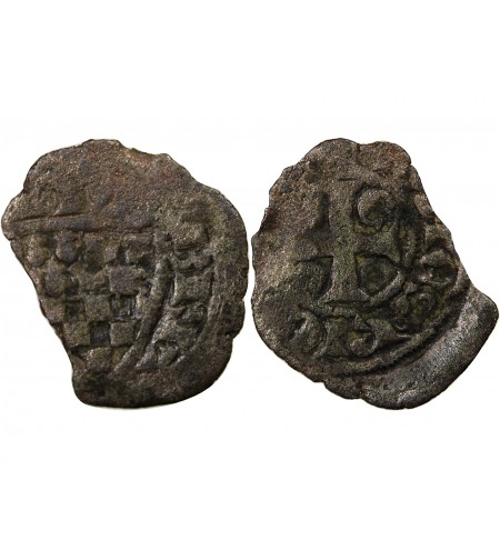 DUCHÉ DE BRETAGNE, JEAN III LE BON - DENIER 1312 / 1341 EVRAN