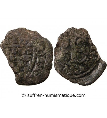 DUCHÉ DE BRETAGNE, JEAN III LE BON - DENIER 1312 / 1341 EVRAN