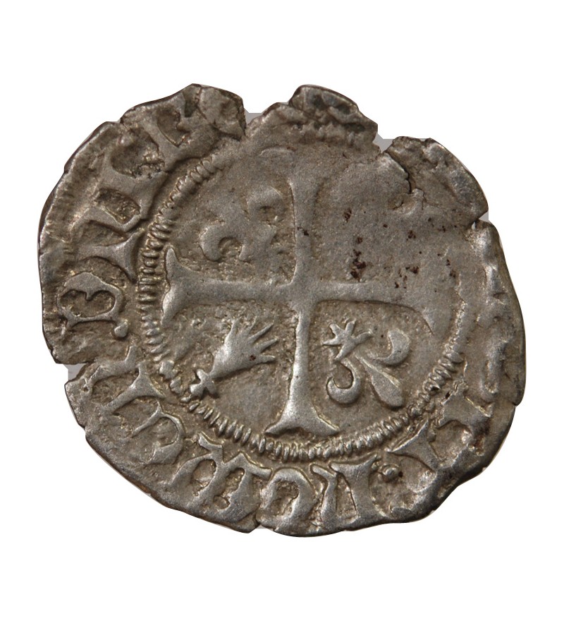 DUCHÉ DE BRETAGNE, CHARLES VIII - HARDI 1483 / 1498 NANTES
