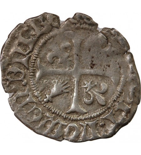 DUCHÉ DE BRETAGNE, CHARLES VIII - HARDI 1483 / 1498 NANTES