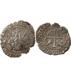 DUCHÉ DE BRETAGNE, CHARLES VIII - HARDI 1483 / 1498 NANTES 2