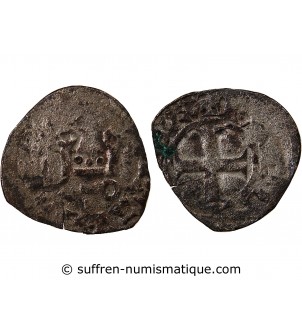 DUCHÉ DE BRETAGNE, CHARLES DE BLOIS - DENIER 1341 / 1364 NANTES