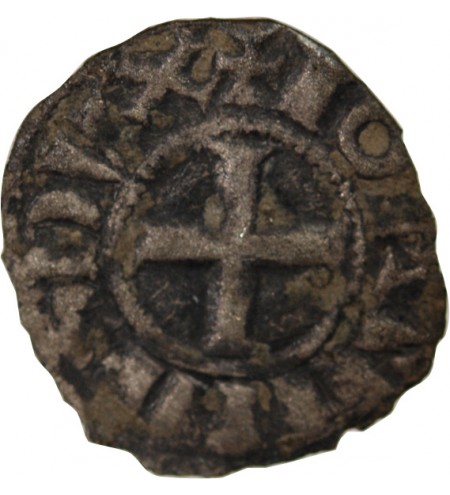 DUCHÉ DE BRETAGNE, JEAN Ier LE ROUX - OBOLE 1237 / 1286 VANNES