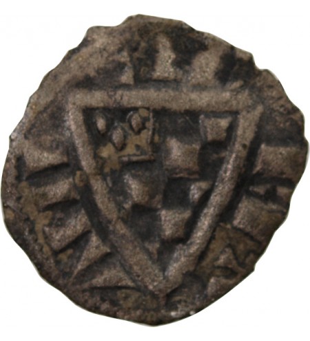 DUCHÉ DE BRETAGNE, JEAN Ier LE ROUX - OBOLE 1237 / 1286 VANNES