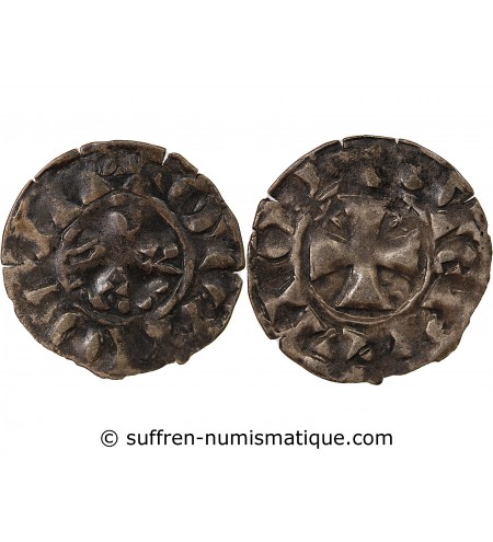 COMTÉ DE PENTHIEVRE, AU NOM D'ETIENNE Ier - DENIER 1093 / 1138 GUINGAMP