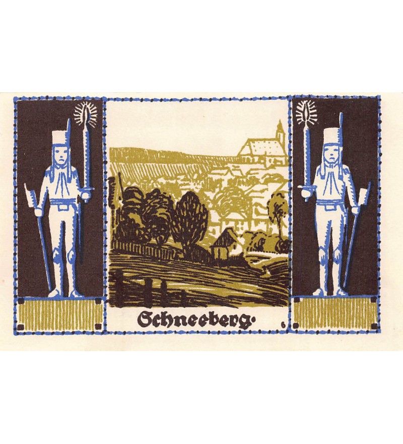 ALLEMAGNE, SCHNEEBERG - 50 PFENNIG 1921