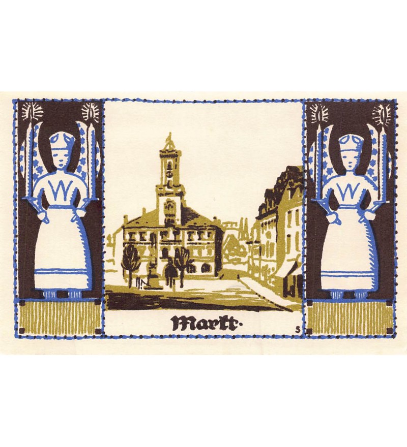 ALLEMAGNE, SCHNEEBERG - 50 PFENNIG 1921