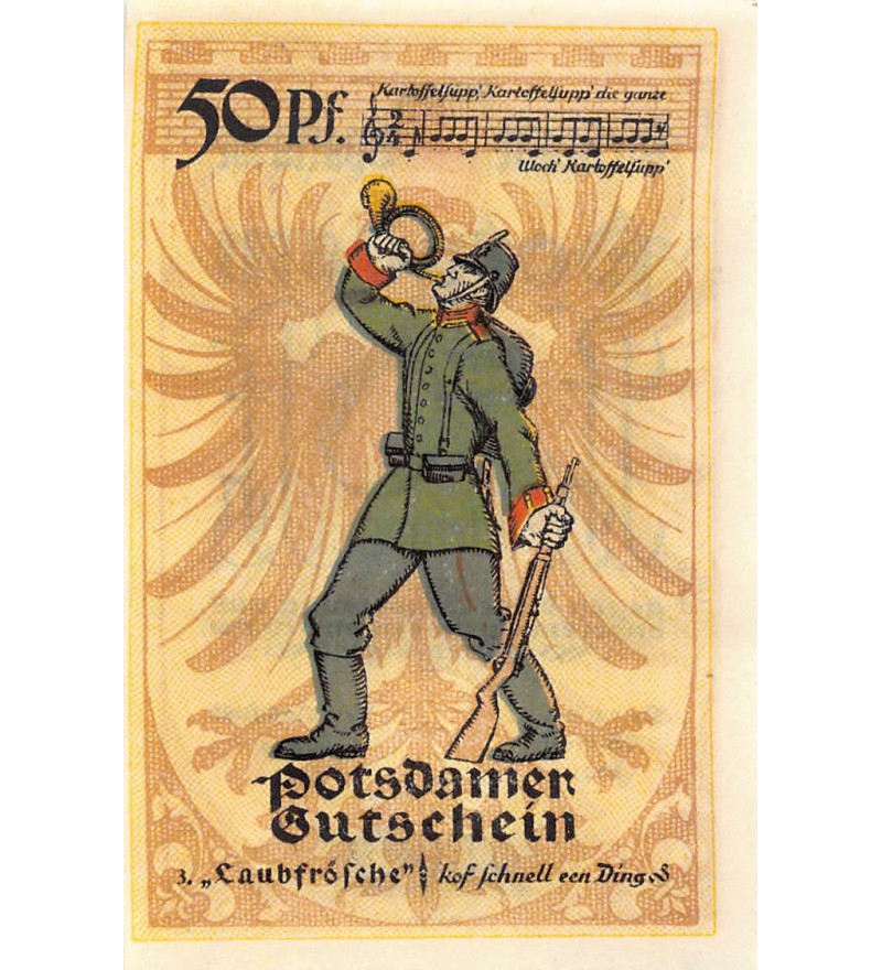 ALLEMAGNE, POTSDAM - 50 PFENNIG 1921