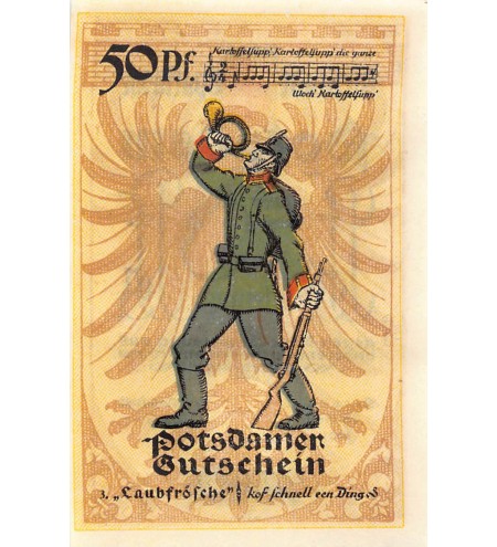 ALLEMAGNE, POTSDAM - 50 PFENNIG 1921