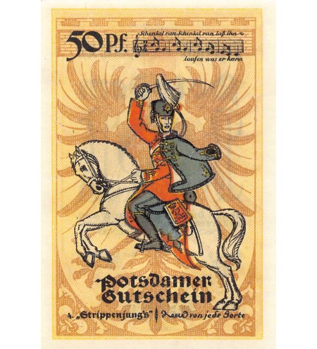 ALLEMAGNE, POTSDAM - 50 PFENNIG 1921