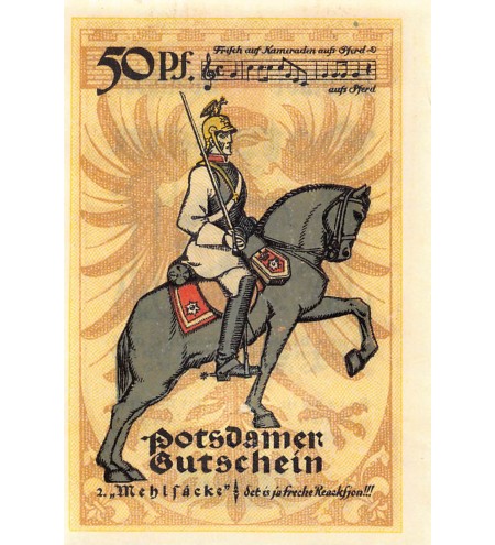 ALLEMAGNE, POTSDAM - 50 PFENNIG 1921